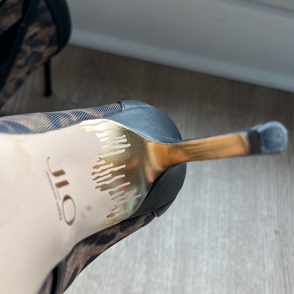 JLO Jennifer Lopez Leopard Mesh stilettos 🔥🔥 Size 9.5 - Picture 8 of 8